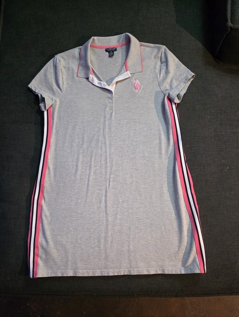 Polo Assn. Women's Tipped Polo Dress.